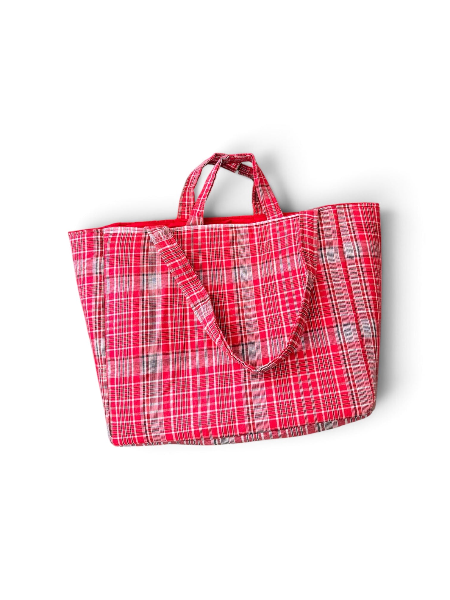 Bandana Shopper's Tote Bag (Red)