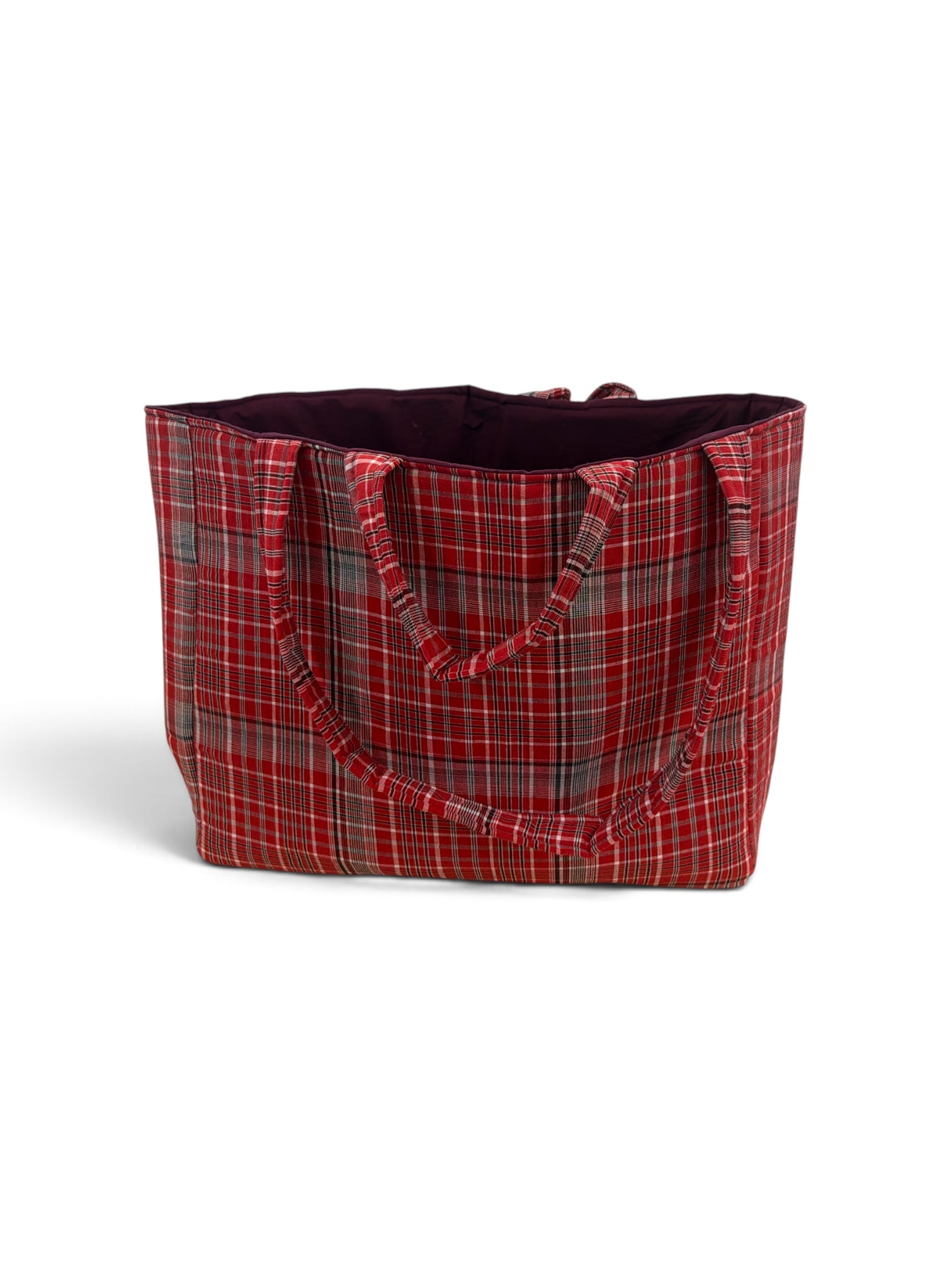 Bandana Shopper's Tote Bag (Mulberry)