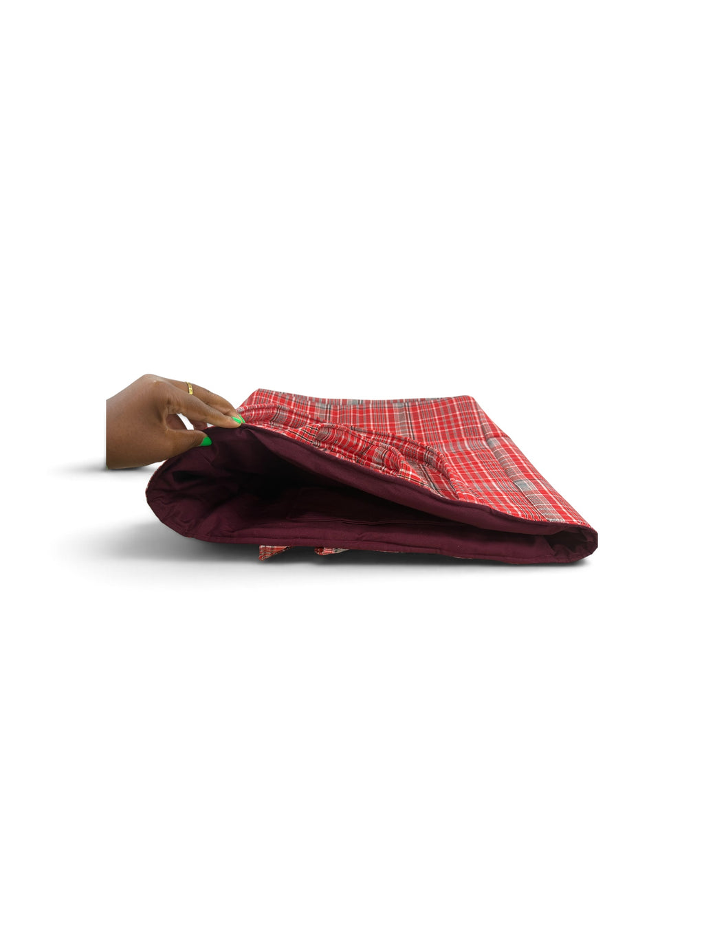 Bandana Shopper's Tote Bag (Mulberry)